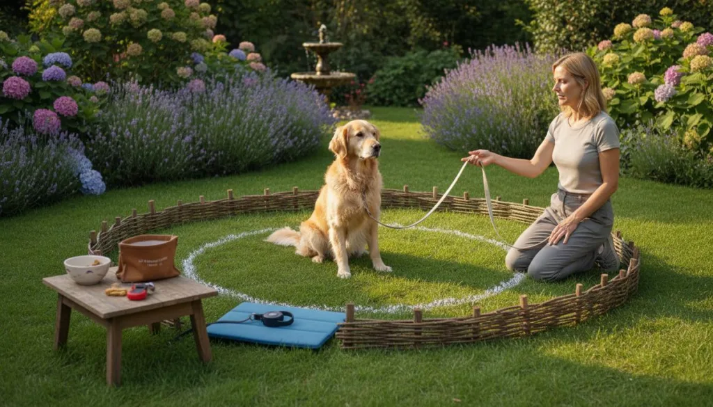 Dog Boundary Training for Long-Term Stability